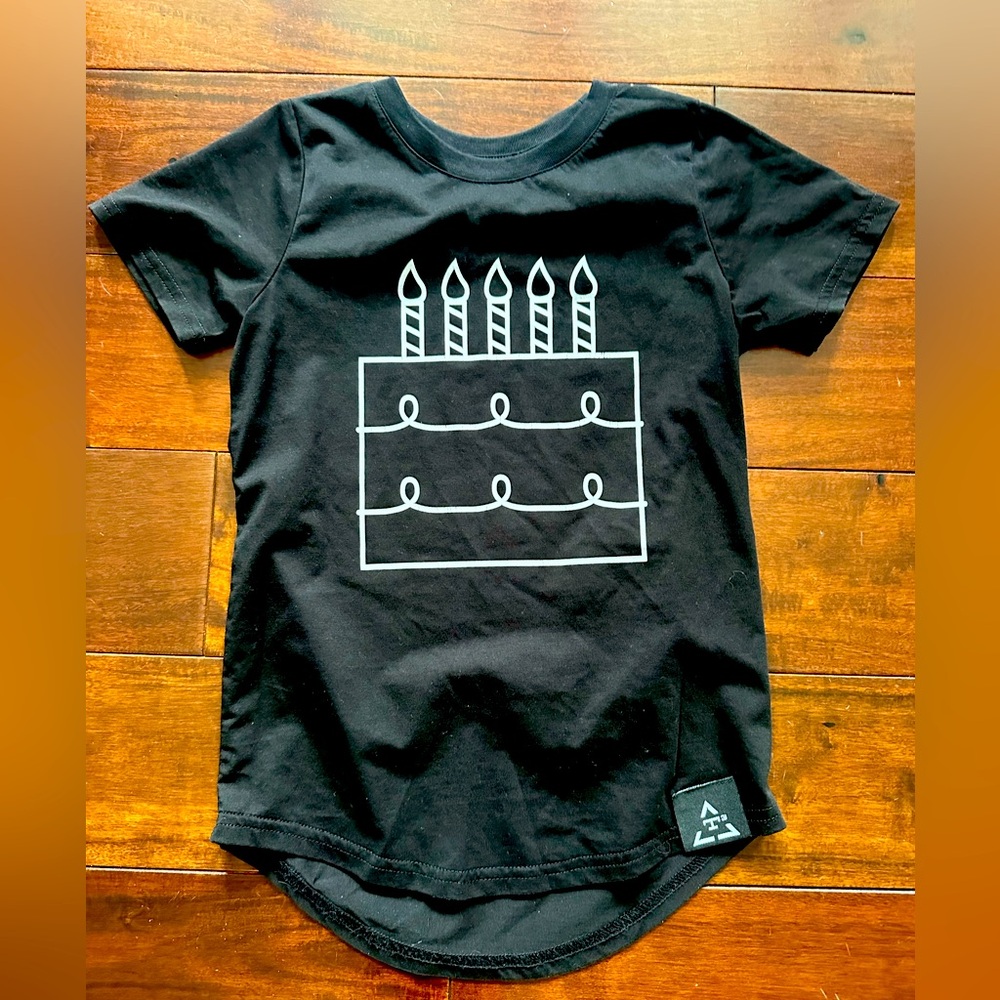 Trilogy Birthday Edit Candle Shirt 5T